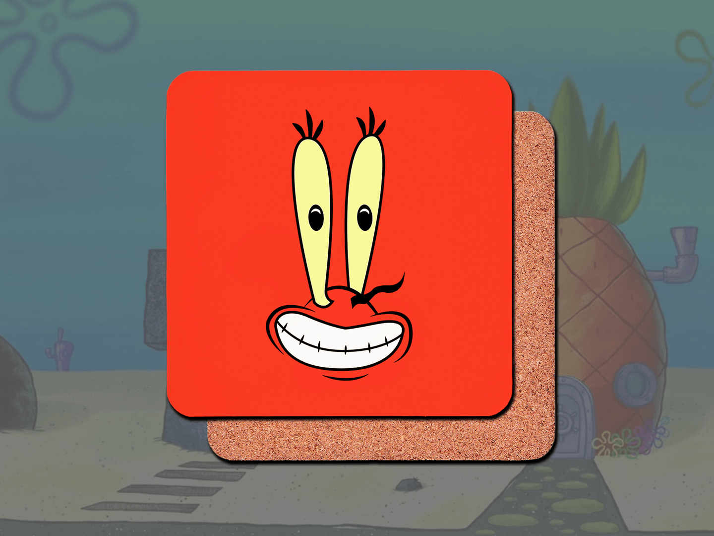 SpongeBob SquarePants Mr. Krabs Coffee Mug - Funny Cartoon Character Ceramic Cup for Hot & Cold Drinks - Perfect Gift for Fans, Office Use, Home Decor, and TV Show Enthusiasts