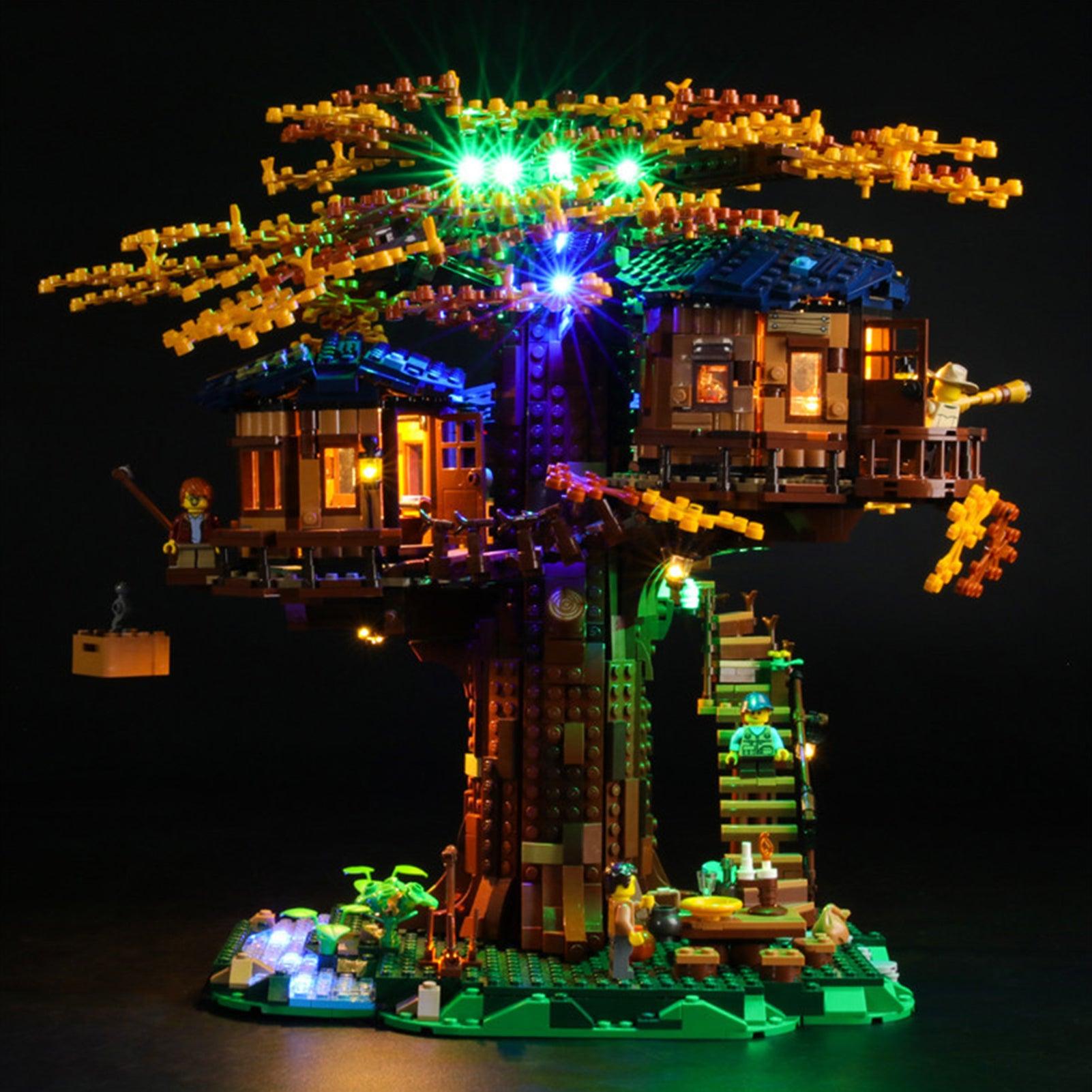 **LEGO Ideas Tree House Building Kit 21318 - Light Set for Enhanced Display & Nighttime Play - Perfect for LEGO Enthusiasts & Home Decor**
