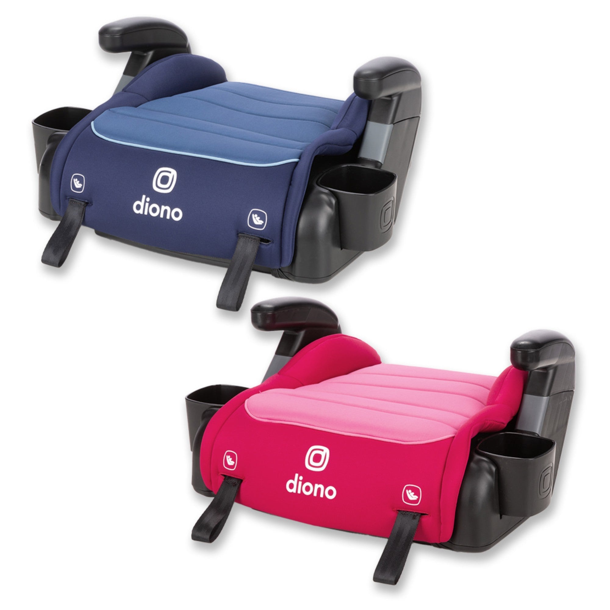 Diono Connect3 RXT Backless Booster Car Seat for Kids - Pack of 2 | Lightweight & Comfortable | Ideal for Travel, School, and Everyday Use