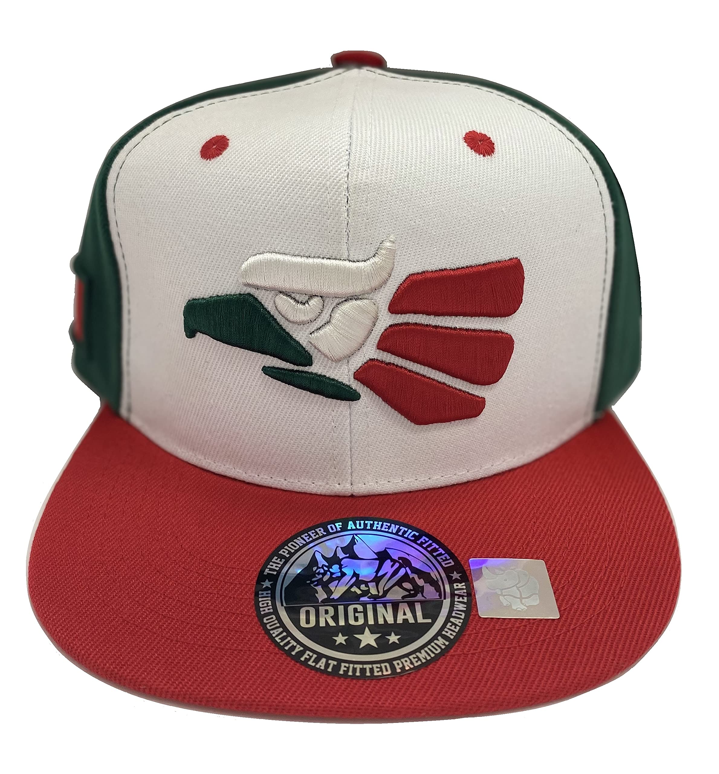 Authentic Mexican Baseball Cap - Hecho en Mexico Flat Bill Snapback Hat for Soccer & Football Fans - Perfect for Sports, Casual Wear & Outdoor Activities