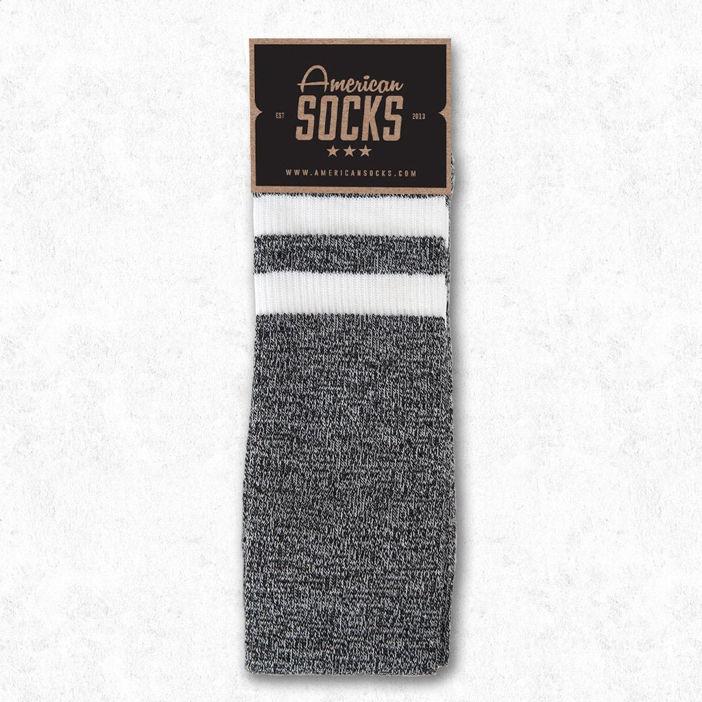 American Socks White Noise Knee High Socks for Women & Men - Perfect for Sleeping, Relaxation & Stress Relief