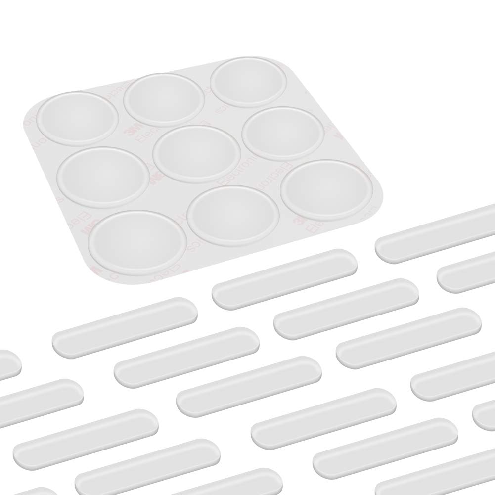Shintop 39-Piece Furniture Bumpers Set - Self-Adhesive Glass & Door Frame Protectors for Noise Reduction & Scratch Prevention - Ideal for Glass Tables, Cabinet Doors, Drawers & Furniture Protection