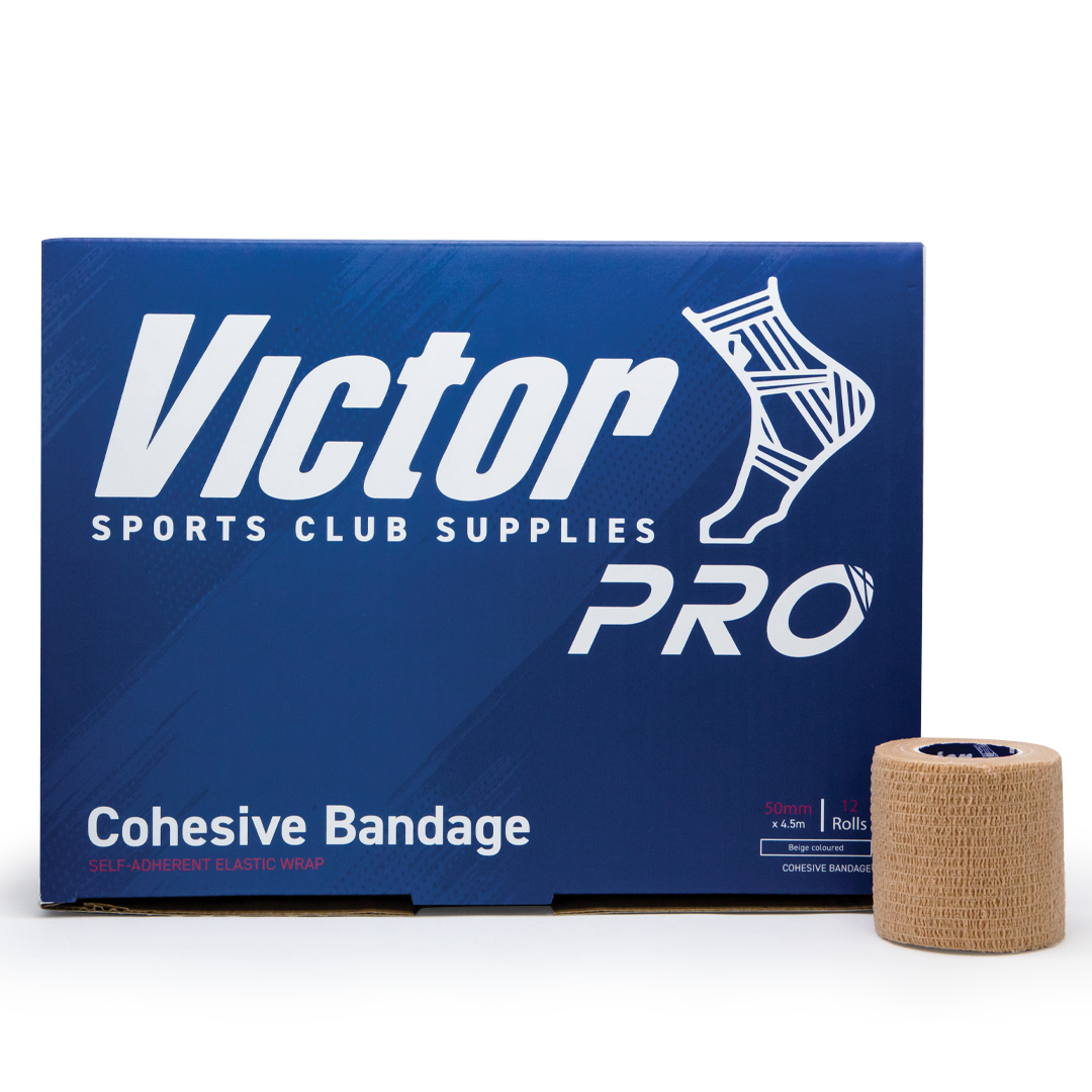 Victor Pro Cohesive Bandage Box - Self-Adhering Medical Wrap for Sports Injuries, First Aid & Veterinary Use - Latex-Free & Breathable Support Bandage for Ankles, Wrists & Joints (Ideal for Athletes, Nurses & Pet Care)