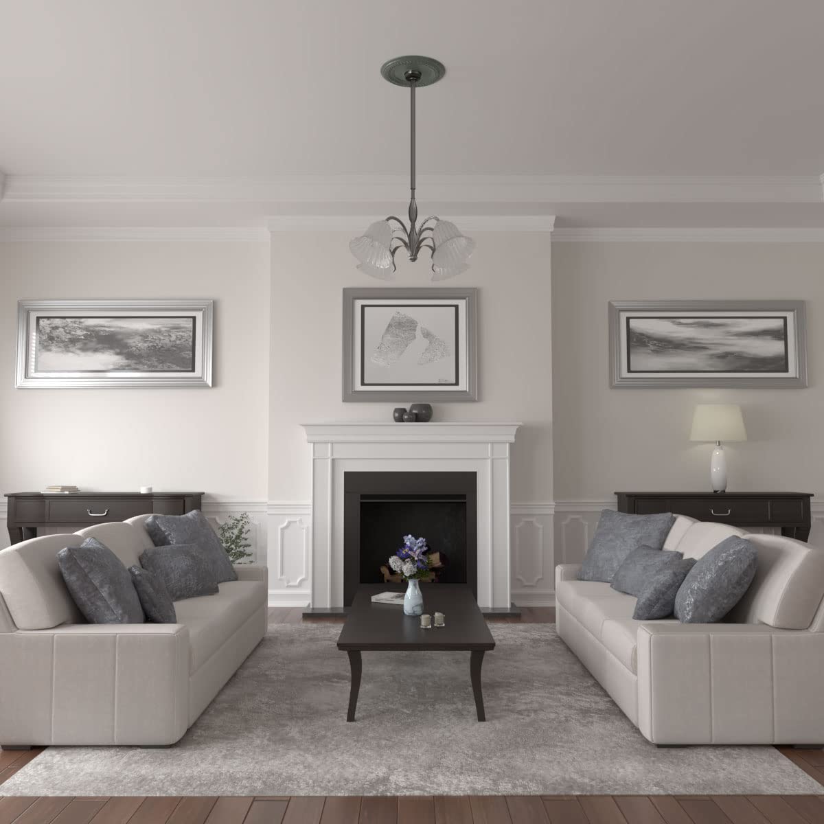 Ekena Millwork CM19CLCBC Classic Ceiling Medallion - 18 5/8