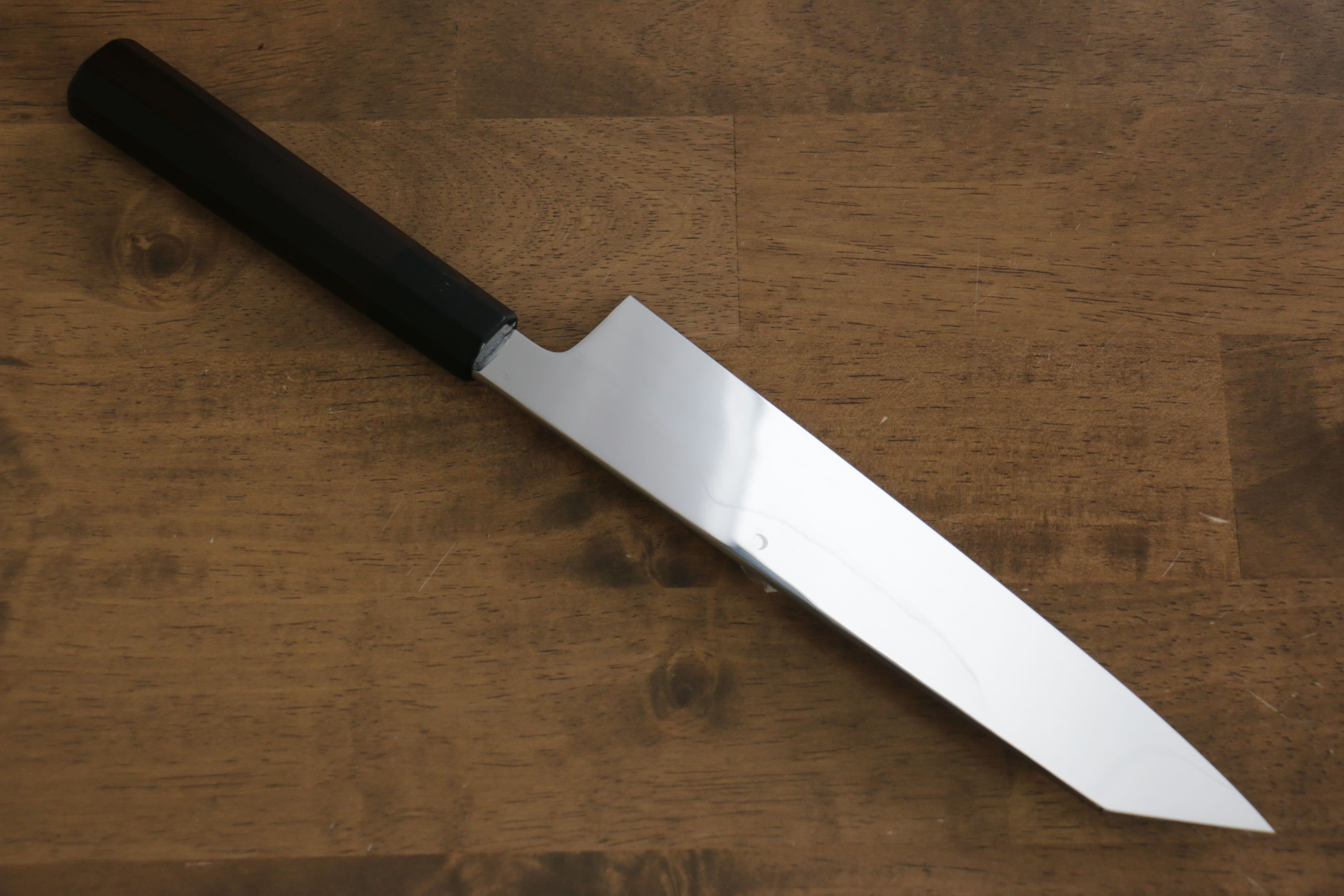 Jikko Fujisan Honyaki White Steel No.3 Kiritsuke Gyuto Knife 210mm - Japanese Chef Knife with Ebony Wood Handle - Perfect for Sushi, Sashimi & Precision Cutting