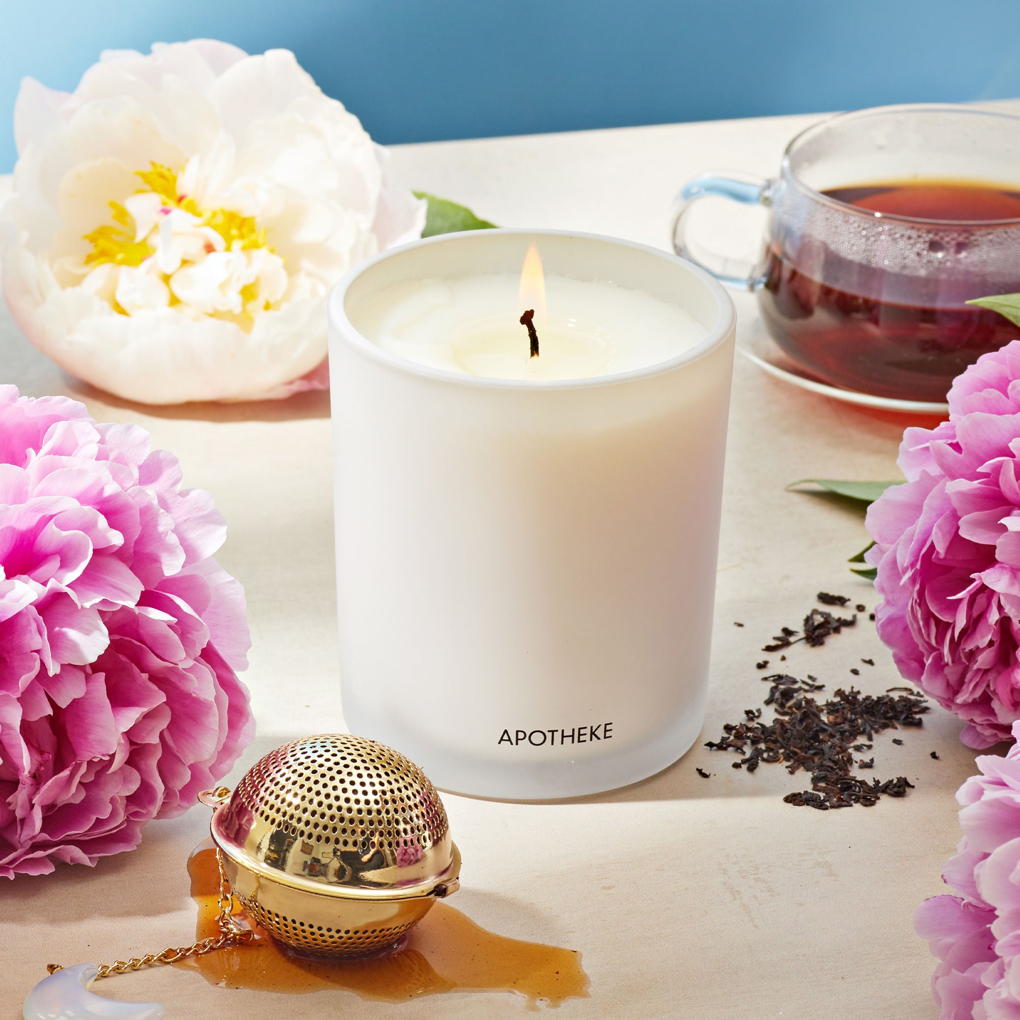 Premium Earl Grey Bitters Scented Candle - Classic Tea & Bergamot Aroma for Home, Office & Spa Relaxation