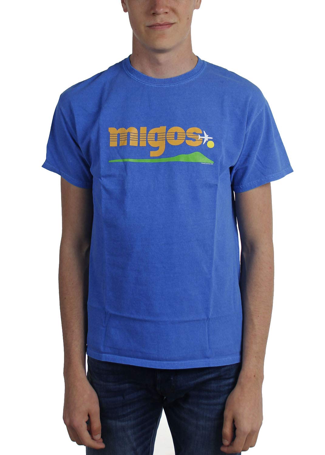 Migos Men's Island Hopper Graphic T-Shirt - Casual Short Sleeve Tee for Summer Vacation, Beach Party & Streetwear Fashion