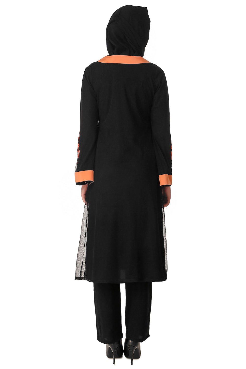 Azka Black Net & Nida Salwar Kameez - Elegant Pakistani Traditional Dress for Women, Perfect for Weddings, Parties & Special Occasions