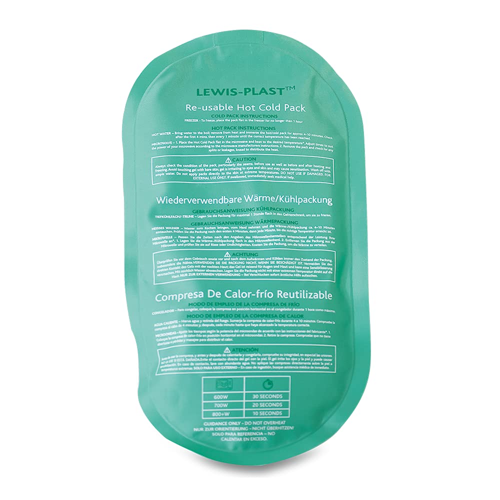 Premium Hot & Cold Reusable Gel Pack Wrap - Ice & Heat Therapy for Knee, Back, Shoulder, Ankle & Neck Pain Relief | Ideal for Sports Injuries, Post-Surgery Recovery & Muscle Soreness