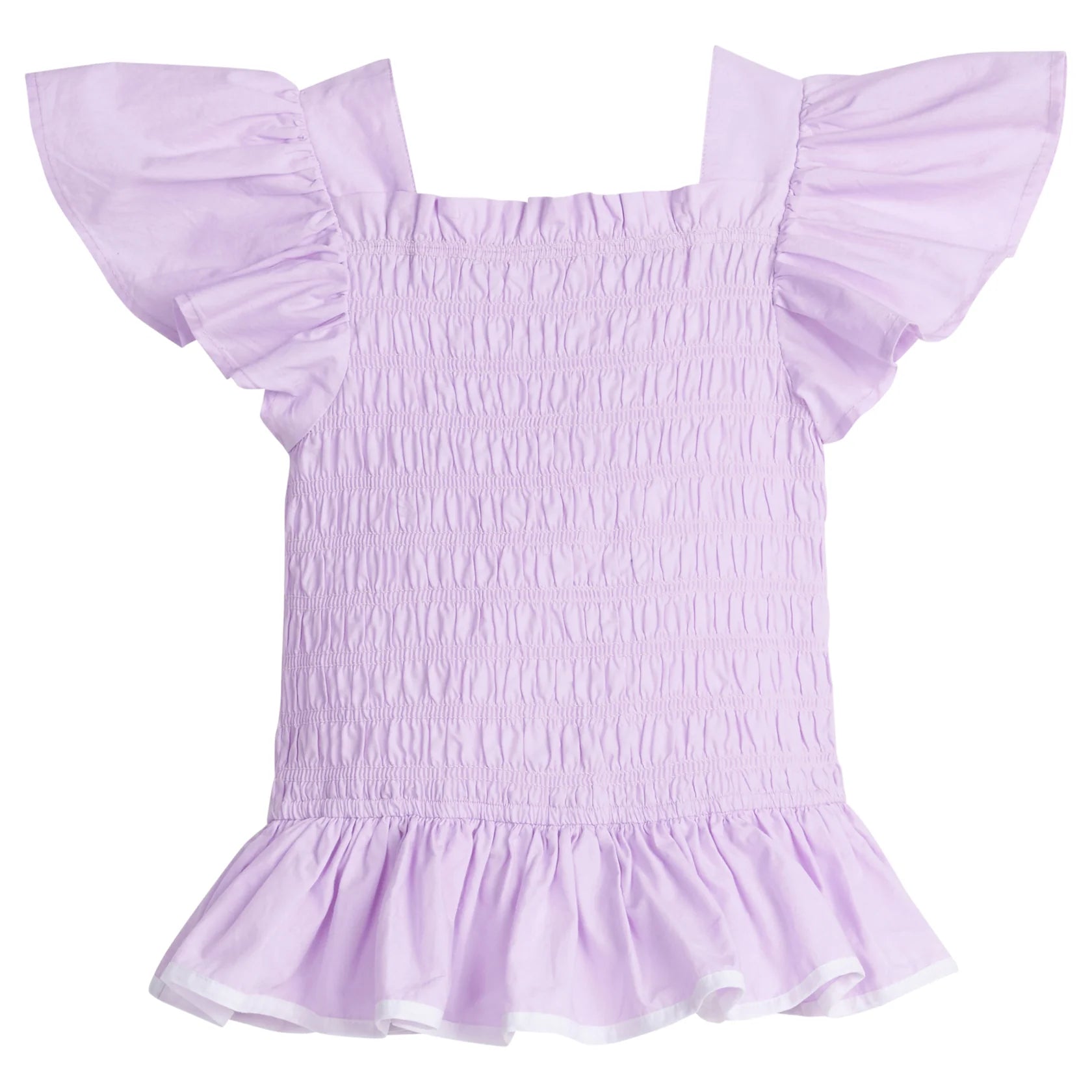 Bisby Lilac India Top - Stylish Floral Print Women's Blouse for Casual Wear & Summer Outfits