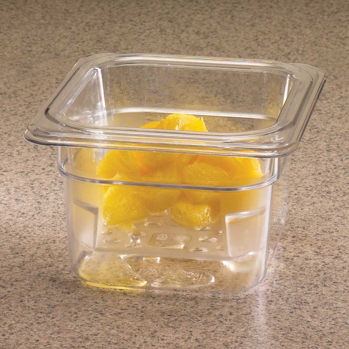 Cambro 63CLRCW135 Camwear 1/6 Size Clear 3