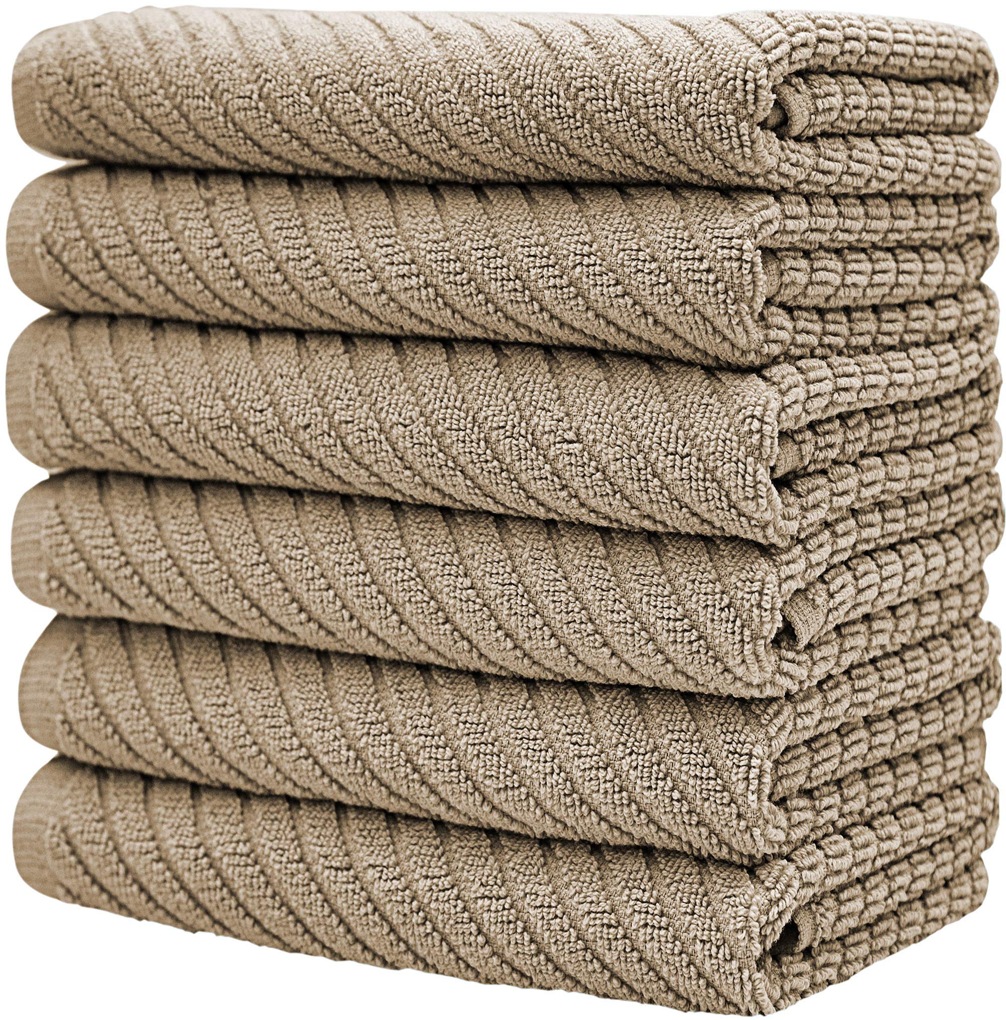 Premium Cotton Kitchen Towels Set of 6 (16