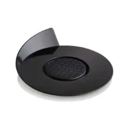 Single Serve Round Black Tray - Perfect for Parties, Events & Dining | Elegant Appetizer & Dessert Serving Dish