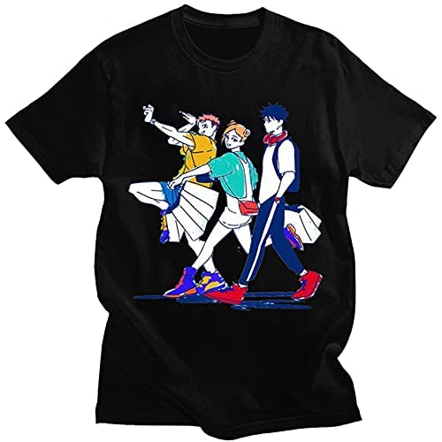 Jujutsu Kaisen Anime T-Shirt for Men & Women - Itadori Yuji, Fushiguro Megumi & Kugisaki Nobara Character Graphic Tee | Casual Funny Anime Shirt for Cosplay, Gift & Daily Wear