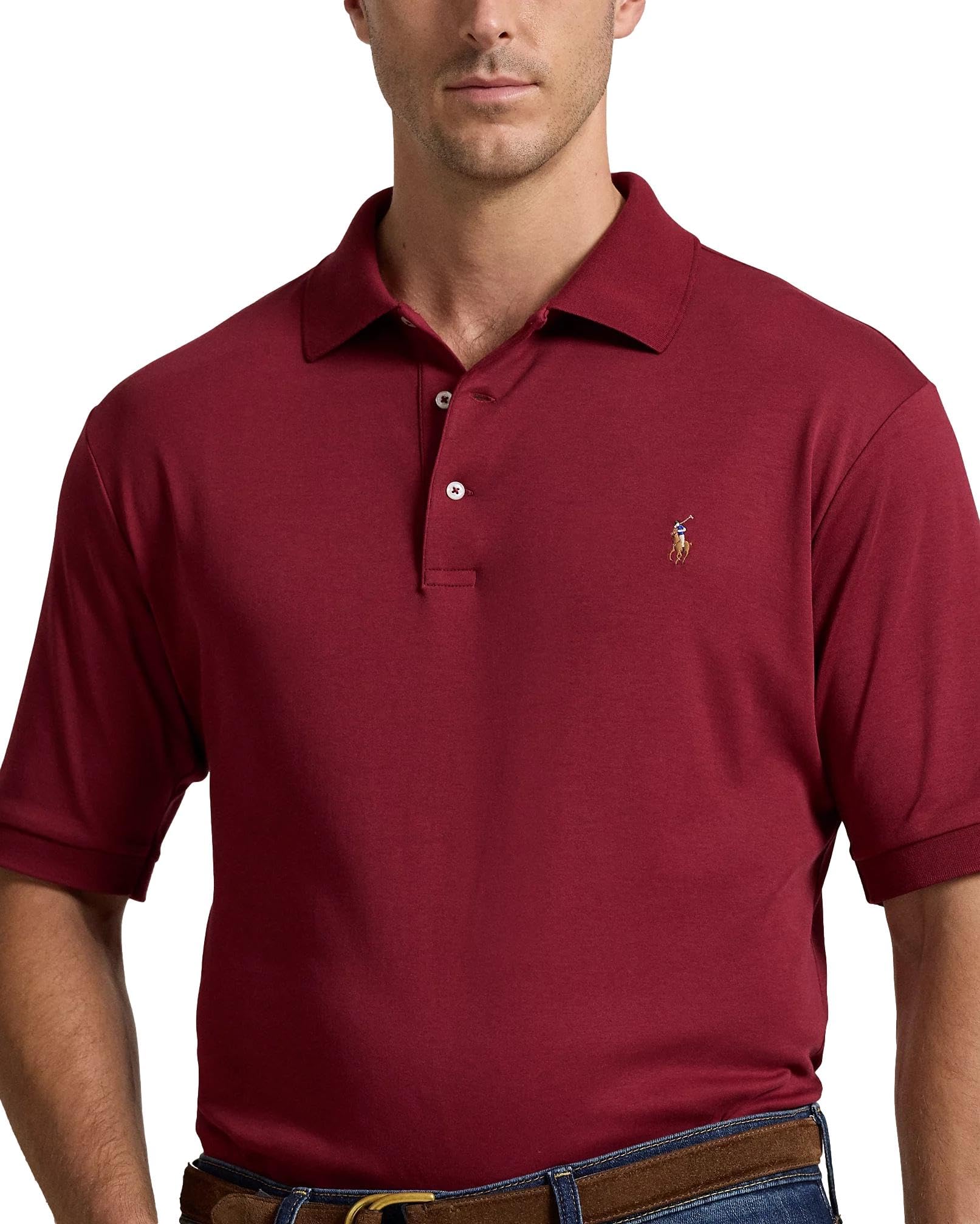 POLO RALPH LAUREN Men's Big & Tall Signature Waffle Knit Sweater - Comfortable Casual Pullover for Tall Men | Perfect for Office, Weekend Outings & Fall Layering
