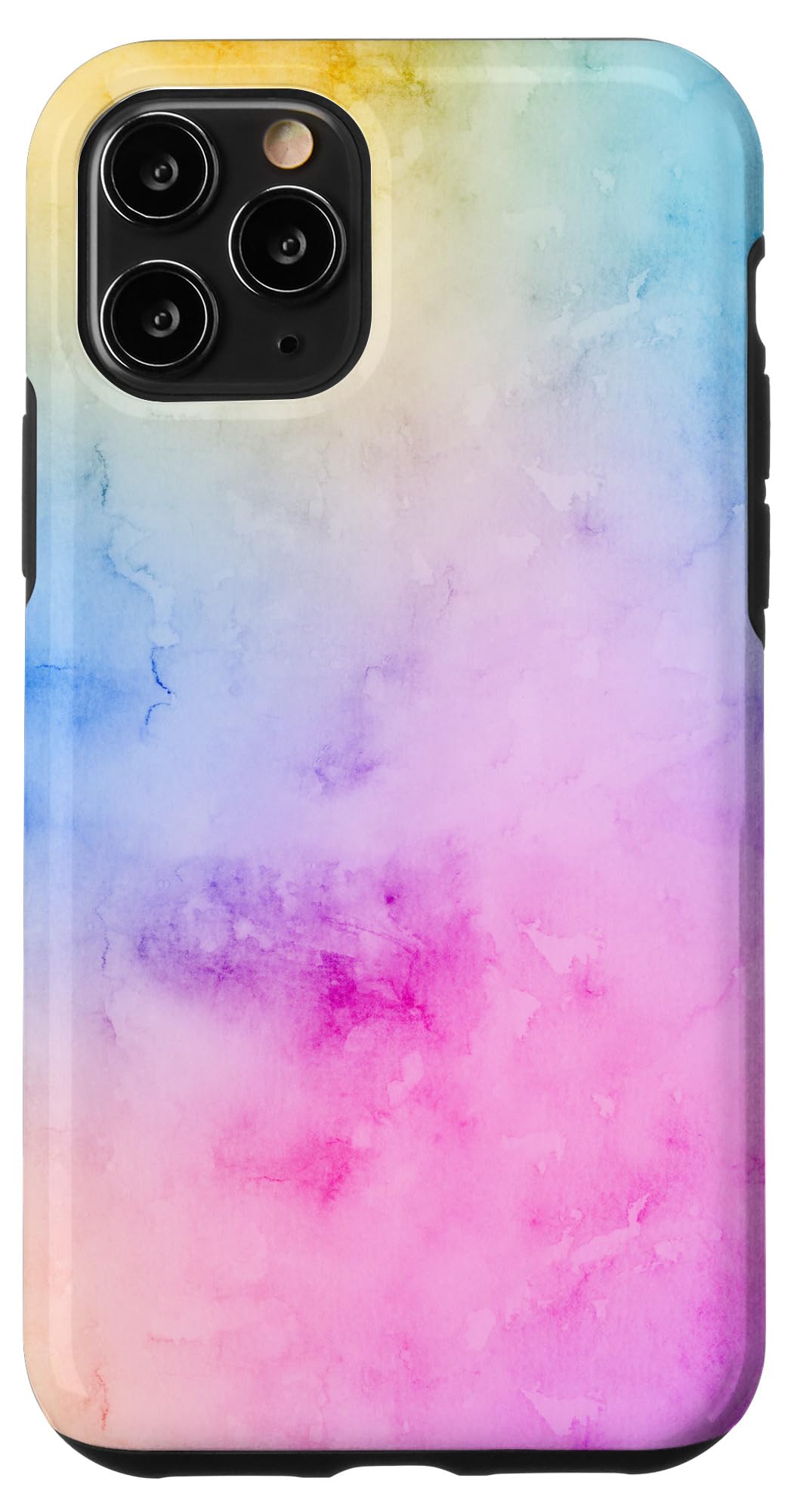 iPhone 11 Pro Case - Pastel Rainbow Tie-Dye Design, Slim Protective Cover for Shock Absorption | Perfect for Daily Use, Travel & Fashion Accessory