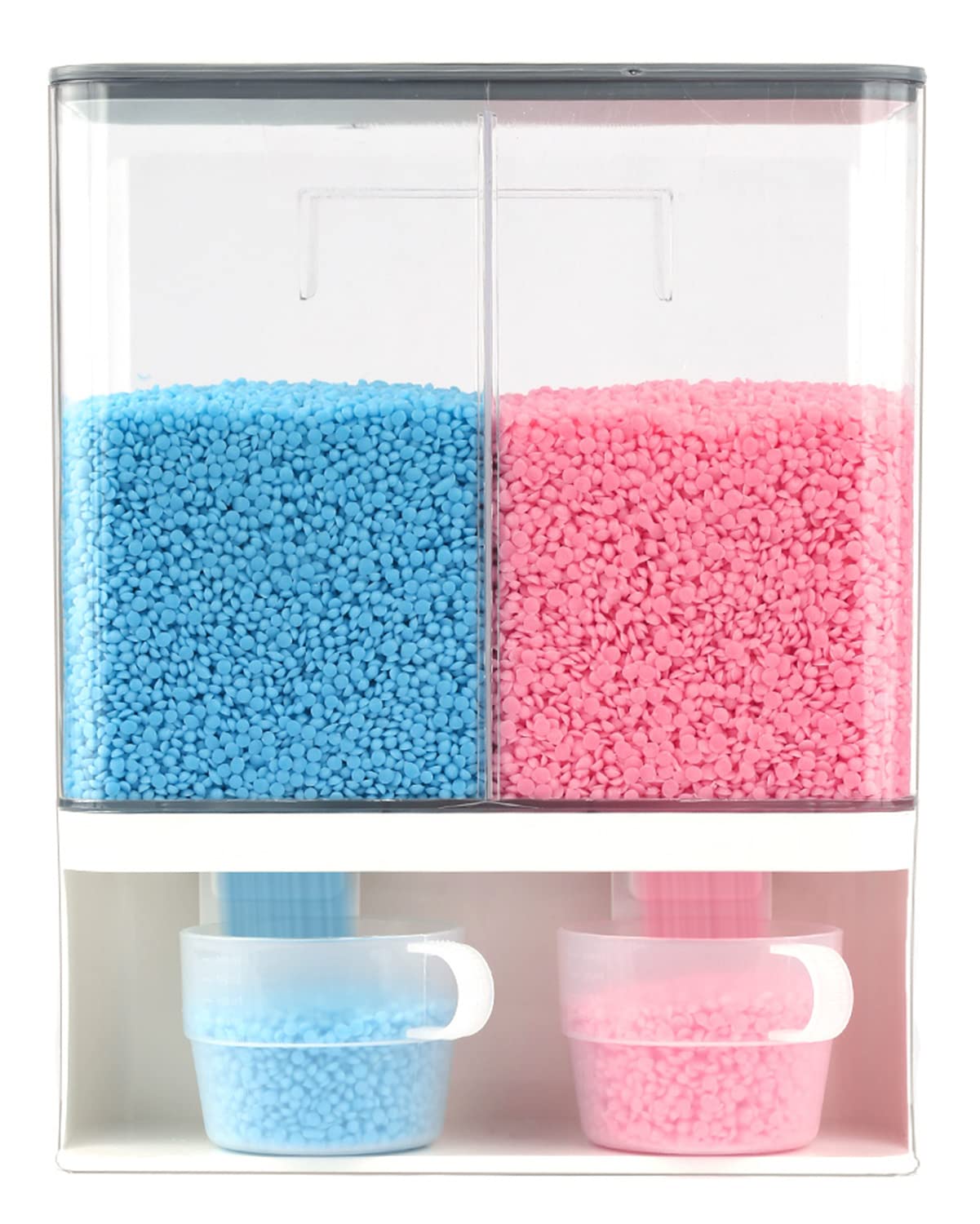 105 Oz Laundry Scent Beads | Long-Lasting Fragrance Beads for Clothes | Wall-Mounted Dry Food Dispenser & Laundry Detergent Storage | Perfect for Laundry Room Organization & Scent Boosting