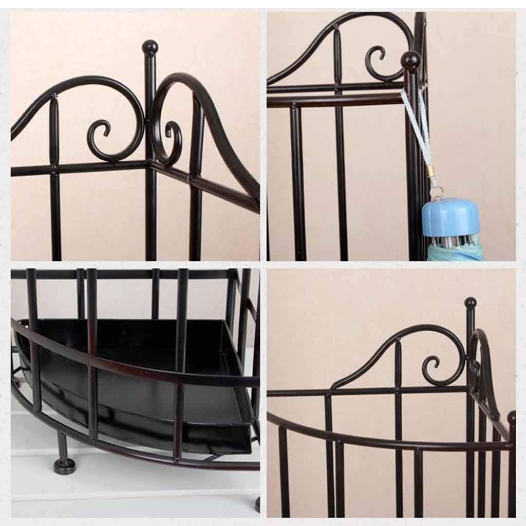 Modern Umbrella Stand Holder with Drip Tray - Stylish Corner Storage for Entryway, Indoor Umbrella Rack & Coat Rack by Roscloud - Perfect for Home, Office, and Commercial Spaces