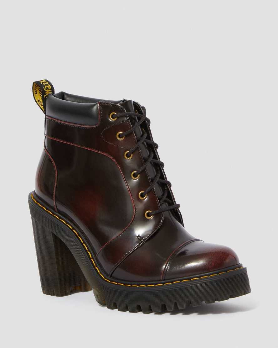 AVERIL Women's Arcadia Leather Heeled Ankle Boots - Stylish & Comfortable for Work, Parties & Night Out