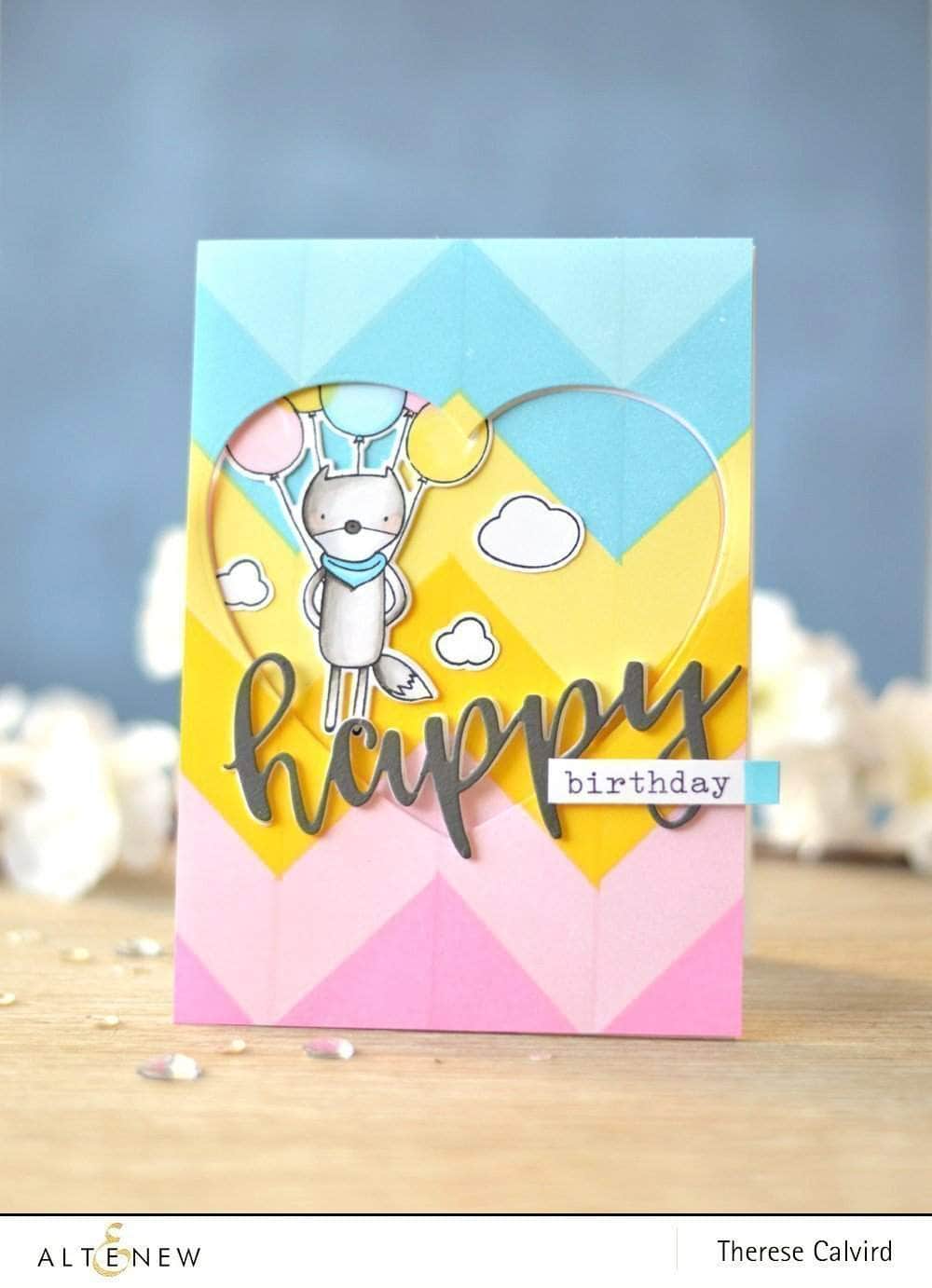 Simple Shapes XL Stamp Set for Scrapbooking, Card Making & DIY Crafts - Large Rubber Stamps for Creative Projects