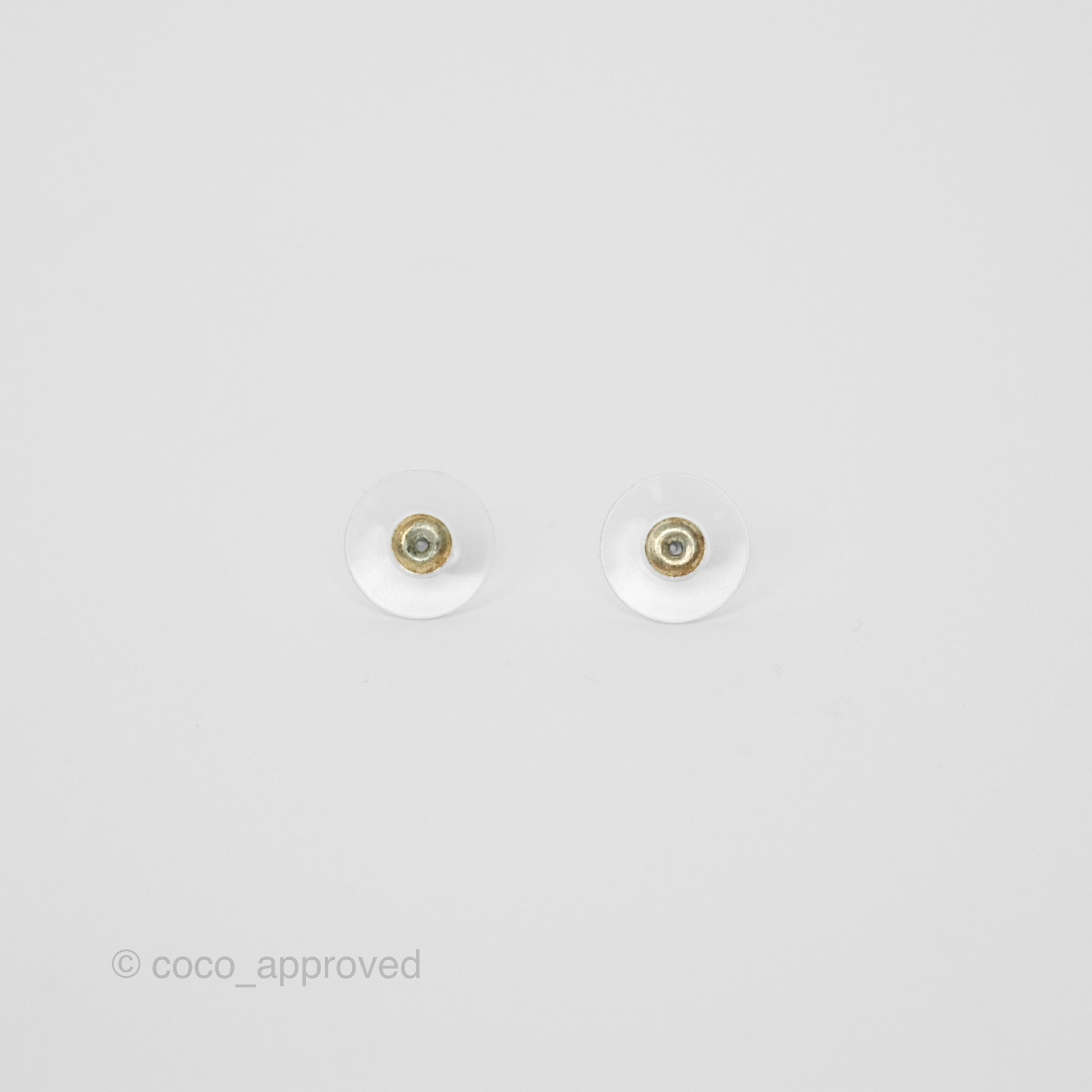 Chanel CC Half Crystal Earrings in Silver Tone - 21A Collection | Luxury Fashion Jewelry for Women, Perfect for Parties, Weddings & Special Occasions