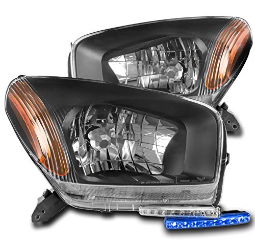 Black Replacement Headlights with 6