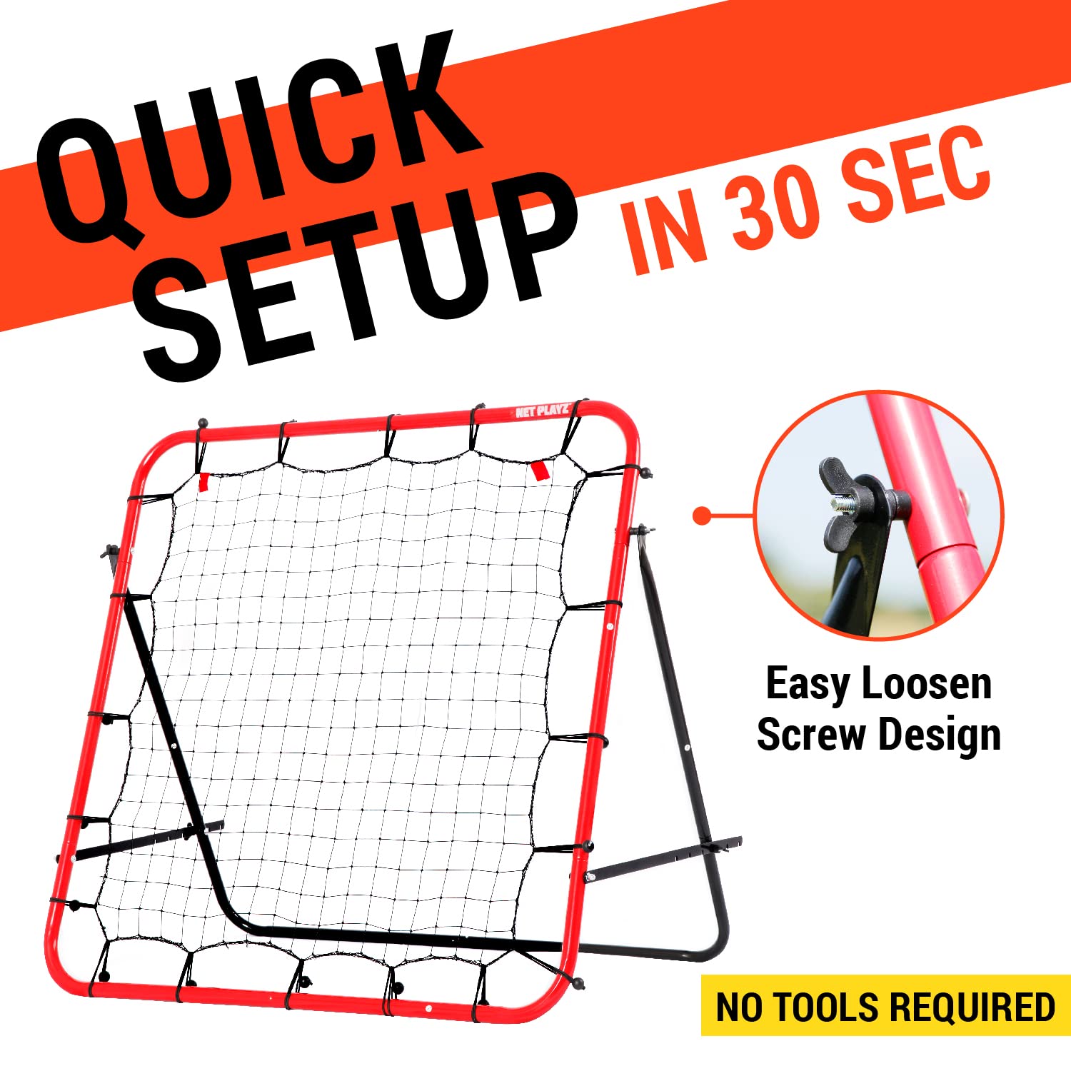 Portable Soccer Training Equipment for Kids & Teens - Kickback 3.3X3.3FT Football Aid | Perfect for Backyard Practice