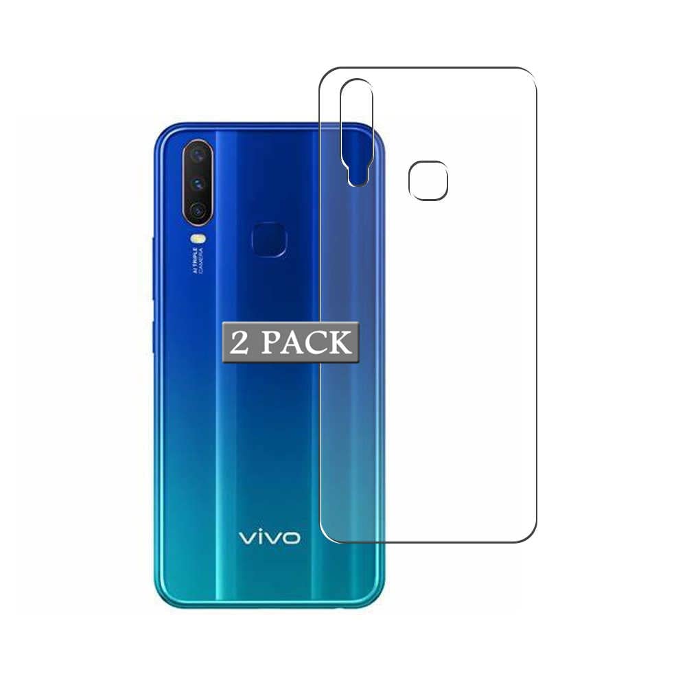 2-Pack TPU Back Protector Film for VIVO Y15 2019 - Shockproof Scratch-Resistant Phone Skin Sticker (Not Screen Protector) - Perfect for Daily Use, Travel & Outdoor Activities