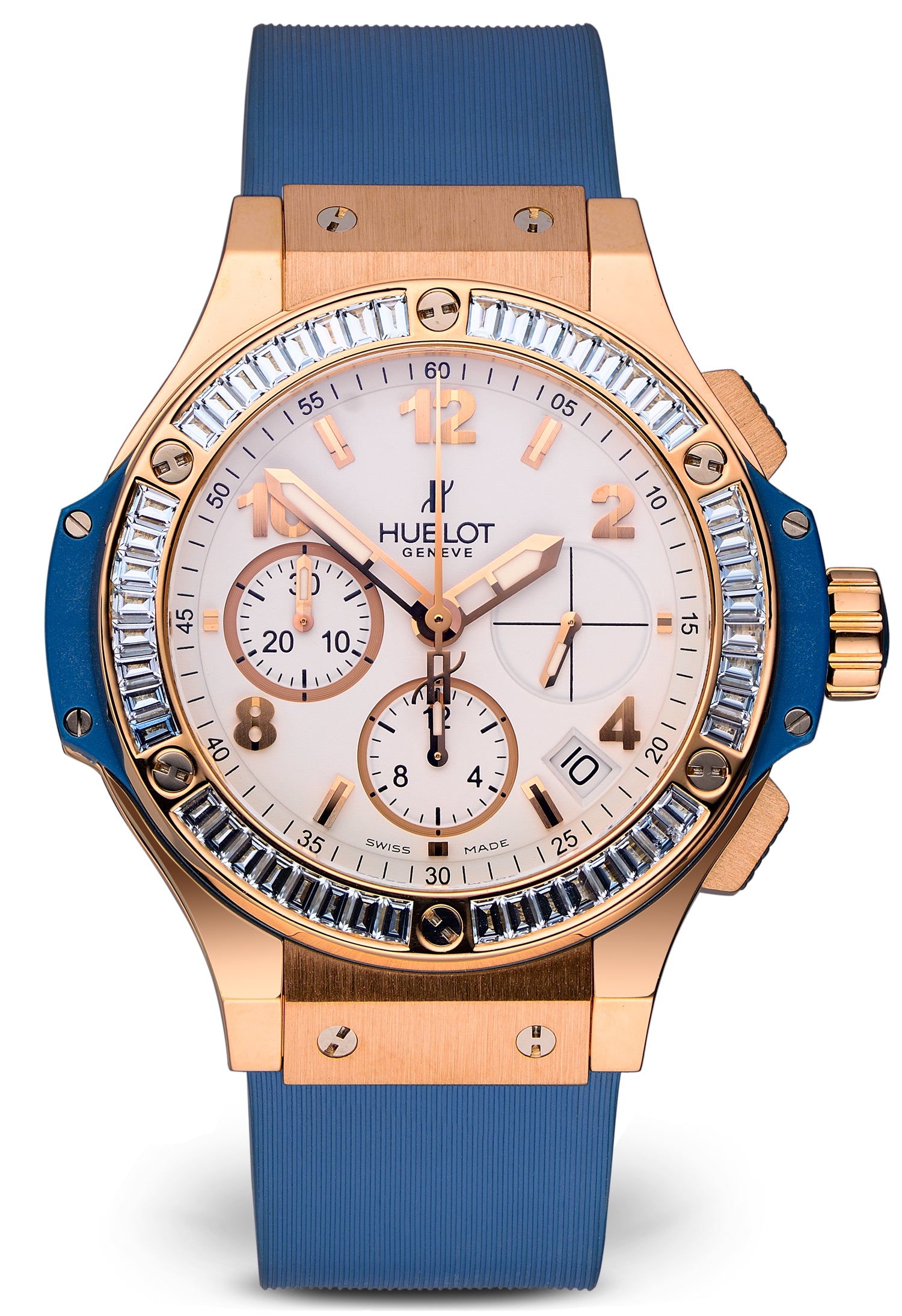 Hublot Big Bang Tutti Frutti 18K Rose Gold & Blue Topaz Ladies Watch - Luxury Women's Timepiece for Special Occasions, Gifts & Fashion Accessories