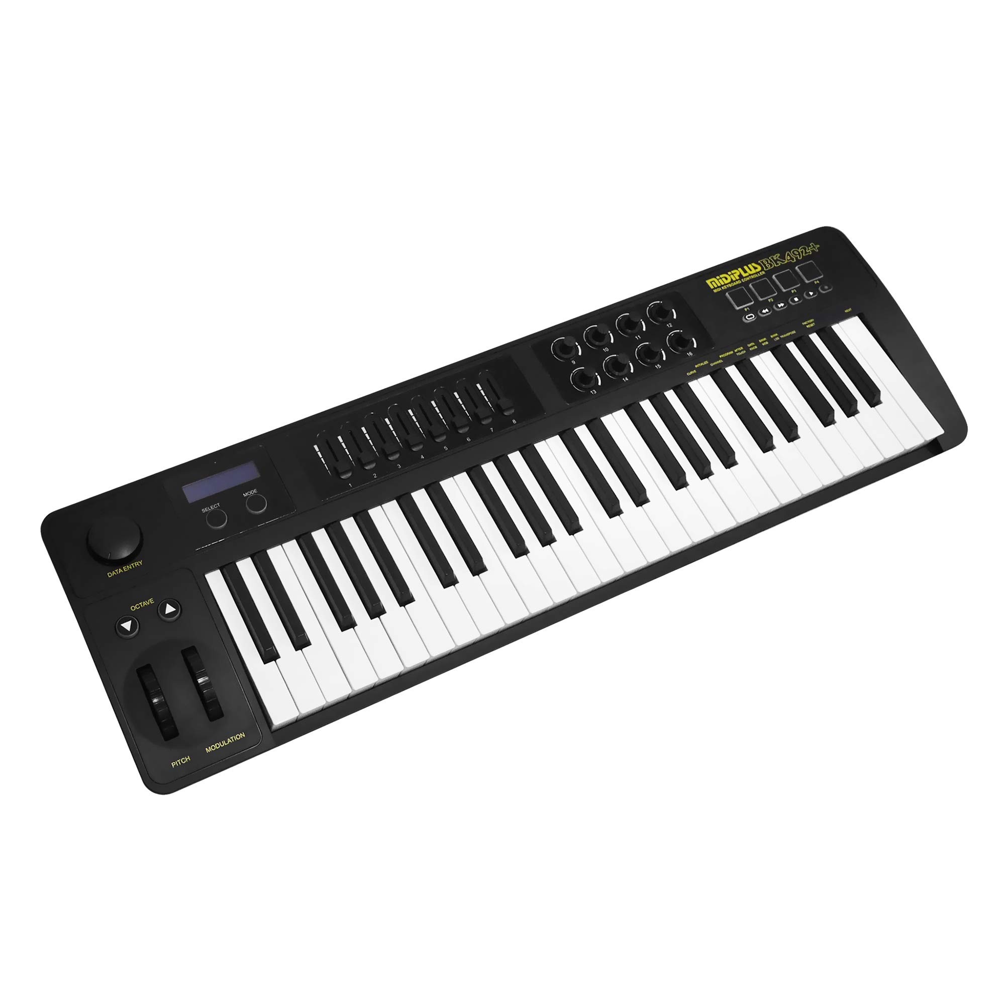 MIDIPLUS BK492+ 49-Key USB MIDI Keyboard Controller for Music Production, Recording & Live Performance - Perfect for Home Studio, DJs & Beginners