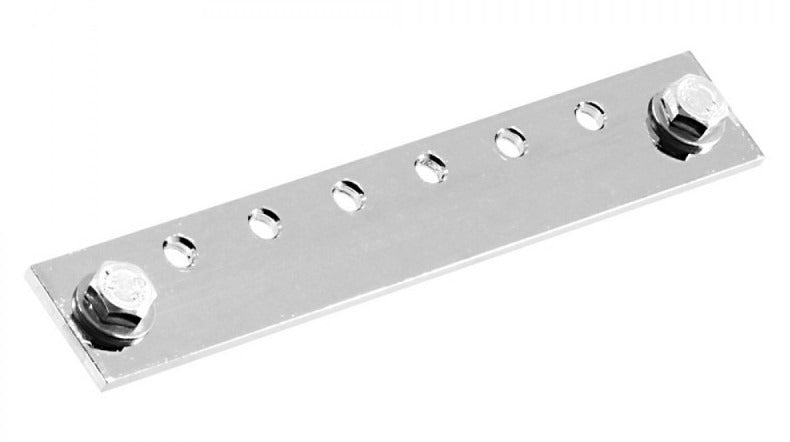 Victron Energy Busbar - High-Quality 6-Way CIP100200100 Power Distribution Block for Marine, RV & Solar Systems
