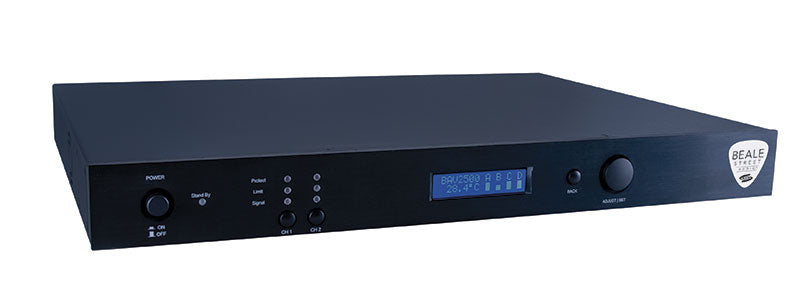 BEALE STREET BAV2500 1000W 2 Channel Power Amplifier - Professional Audio System for Home Theater, DJ Setup & Live Music Performances