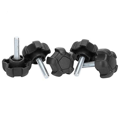 5-Pointed Star Screw with Plastic Handle - Durable Thumbscrew for Furniture, Rack & Bracket Assembly - Perfect for DIY Projects & Home Improvement