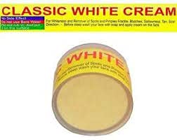 A1BEAUTY Classic White Cream (Yellow) - Skin Whitening, Dark Spot Remover & Brightening Treatment - 20g Pack of 1 - For Even Skin Tone & Glowing Complexion - Perfect for Daily Skincare Routine & Nighttime Use