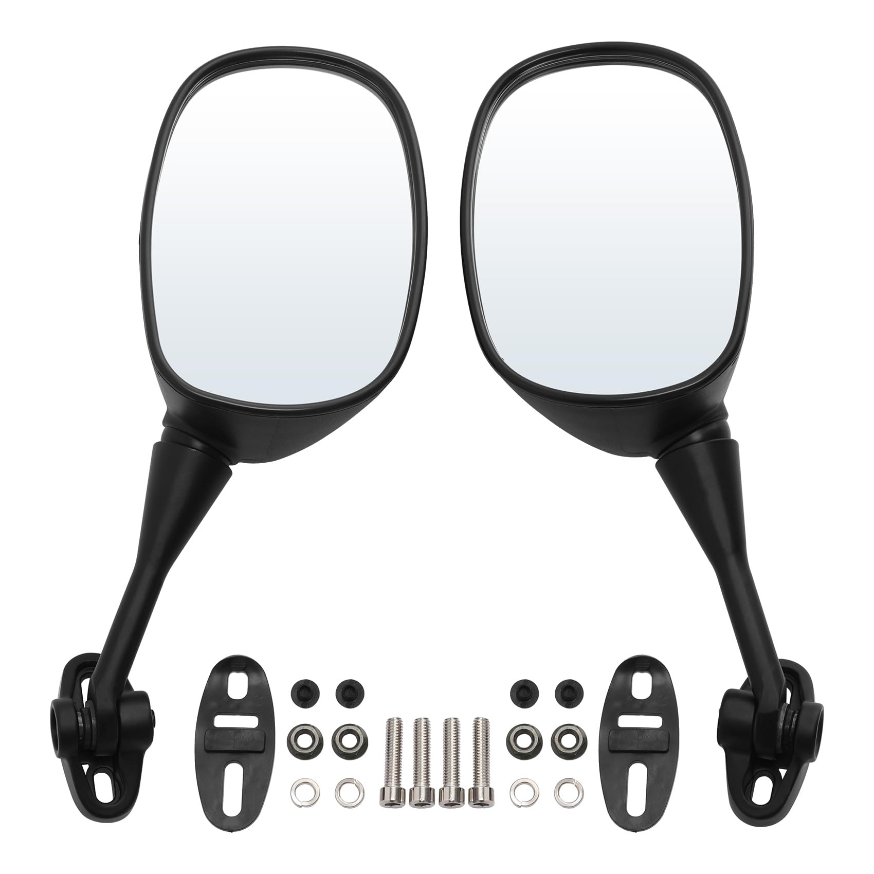 High-Quality Green-L Motorcycle Rear View Side Mirrors Compatible with Honda CBR600 F4 1999-2000 & F4I 2001-2002, CBR919, CBR900 (A) - Enhanced Safety & Visibility for Street & Sport Riding