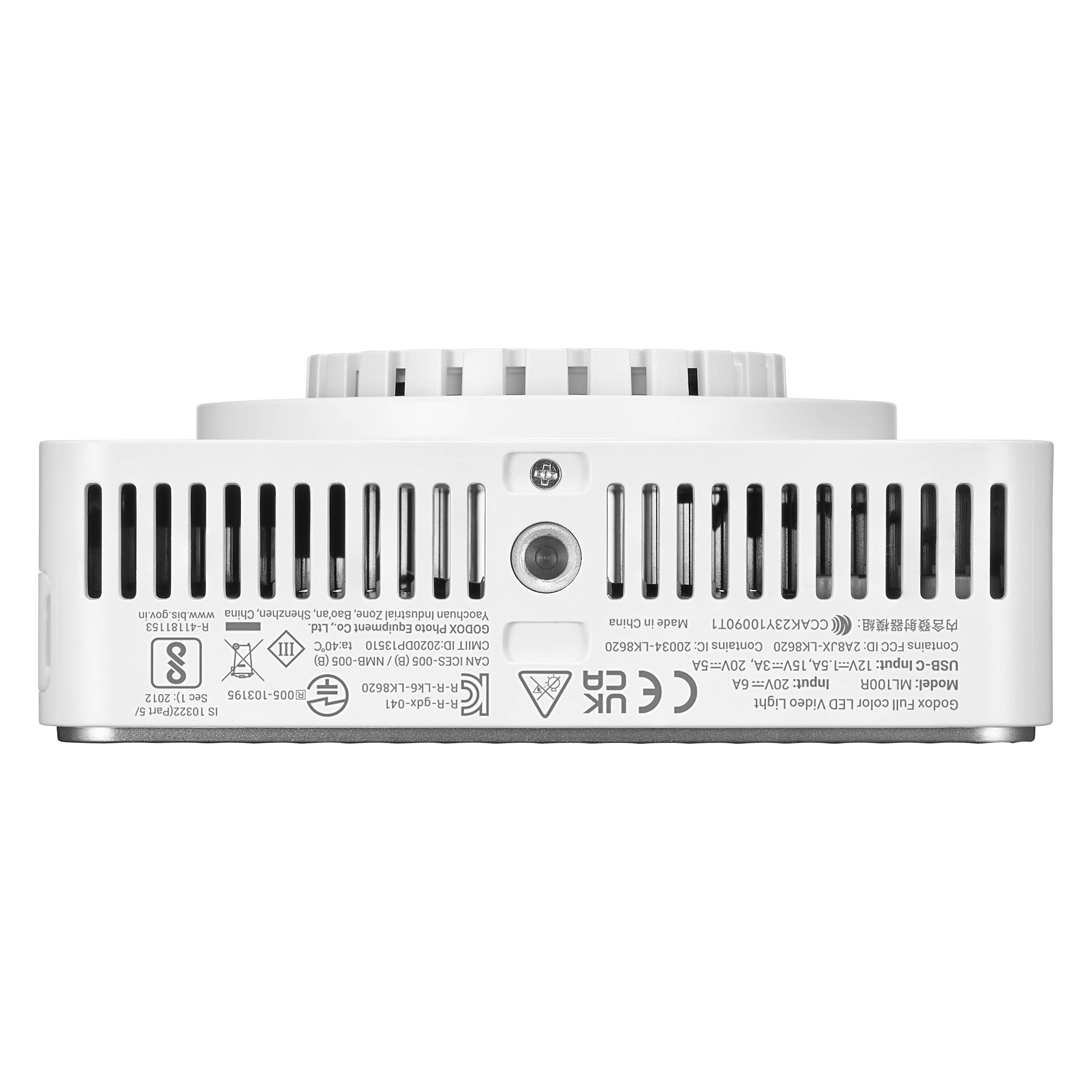 ML100R Compact Portable RGB LED Video Light with Adjustable Lens - Perfect for YouTube, TikTok, Live Streaming & Photography Lighting
