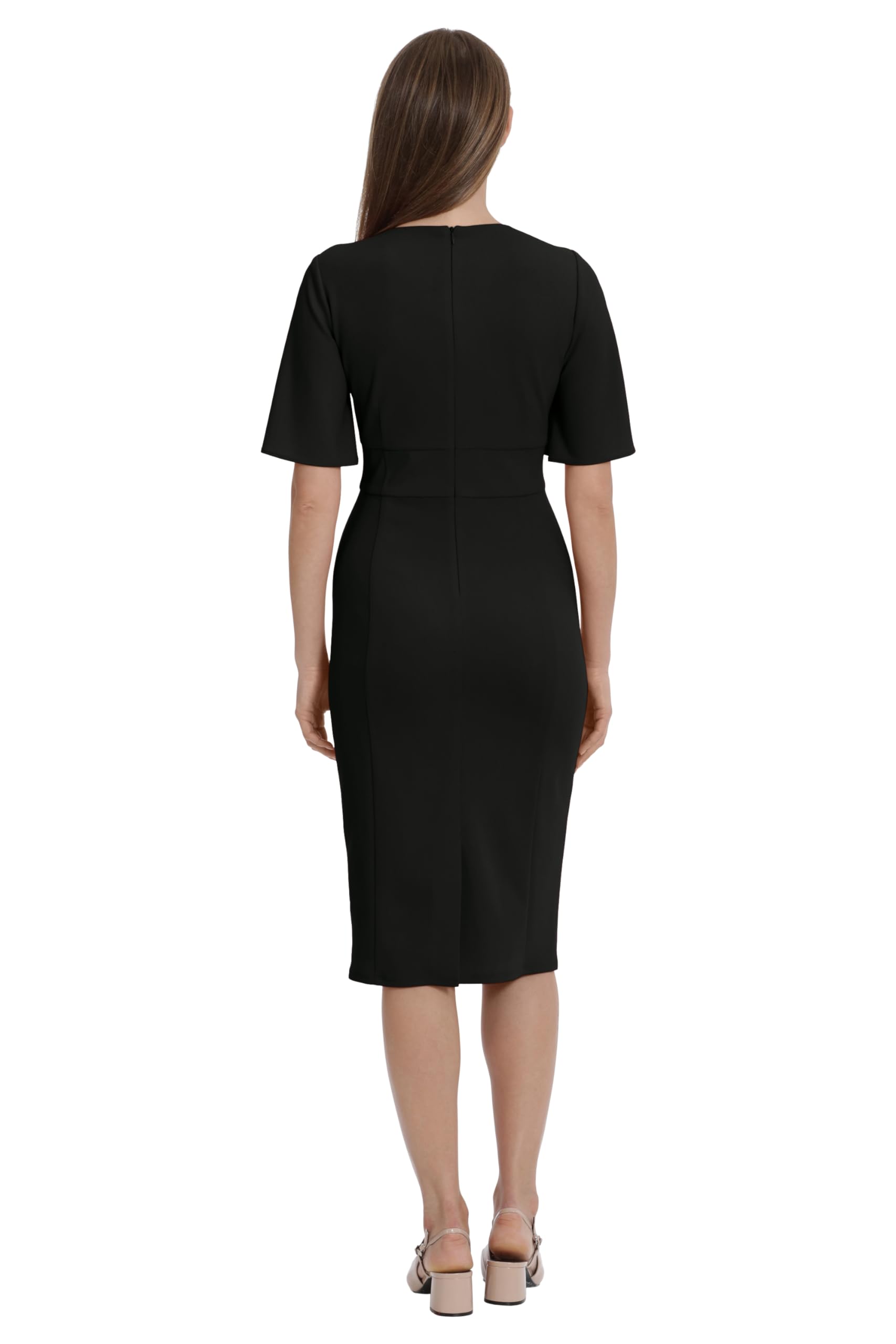 Maggy London Women's Sheath Dress - Elegant Slim Fit Formal Work Dress for Office, Cocktail Parties & Special Occasions