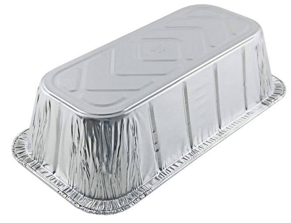 Handi-Foil 1/3 Size Deep Aluminum Steam Pans & 5 lb Loaf Pans (Pack of 200) - Perfect for Catering, Baking, Meal Prep & Food Storage