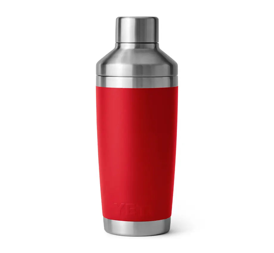 20 oz Rambler Cocktail Shaker - Insulated Stainless Steel Bar Tool for Mixing Drinks | Perfect for Home Bars, Cocktail Parties & Professional Bartenders (Rescue Red)