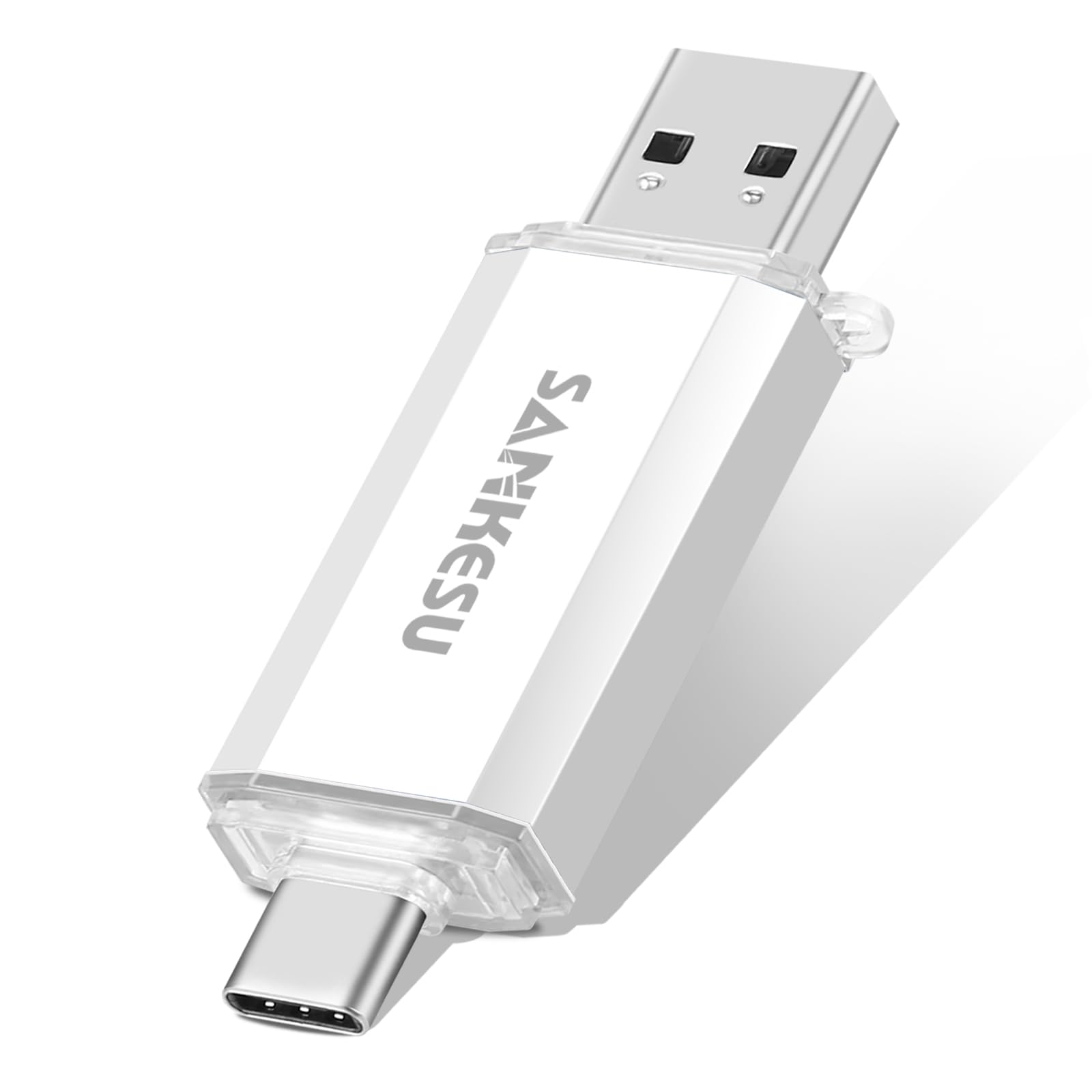SANKESU 1TB USB C Flash Drive Dual Port (Type A & Type C) - High Speed USB 3.0 Memory Stick, External Storage for Android Phones, MacBook, PC, Laptop - Perfect for File Transfer, Backup & OTG Data Storage