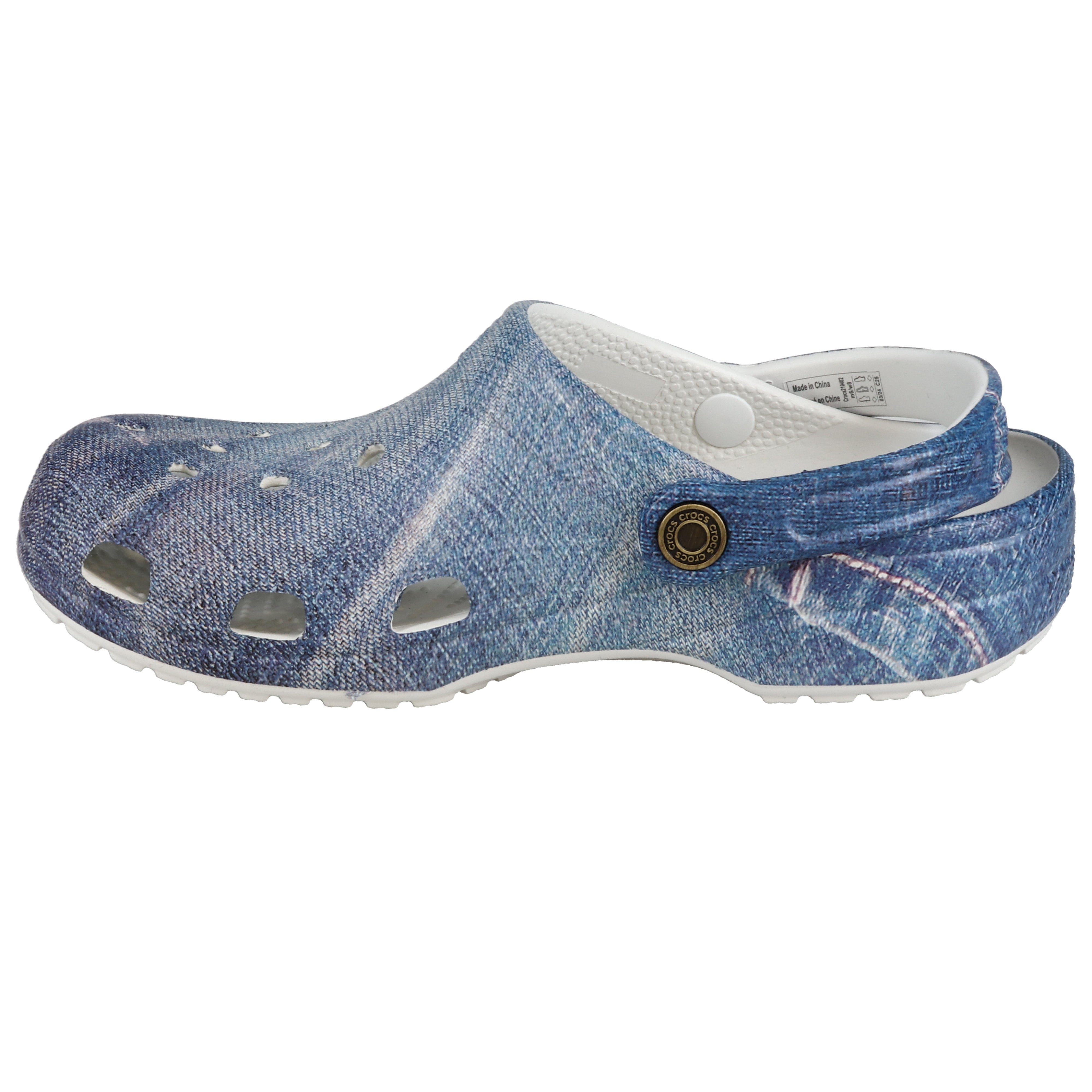 Men's & Women's Classic Denim Clogs - Comfortable Slip-On Shoes for Casual Wear, Home, Garden & Outdoor Activities