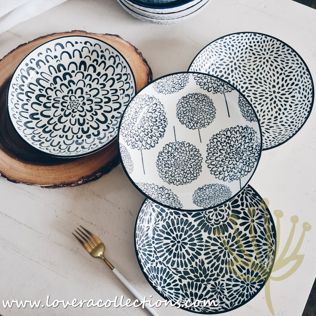 65% Off Clearance Sale - Assorted Pattern Pasta Dishes Set | Durable Ceramic Dinner Plates for Pasta, Salad & Dessert | Perfect for Italian Restaurants, Family Dinners & Party Serving