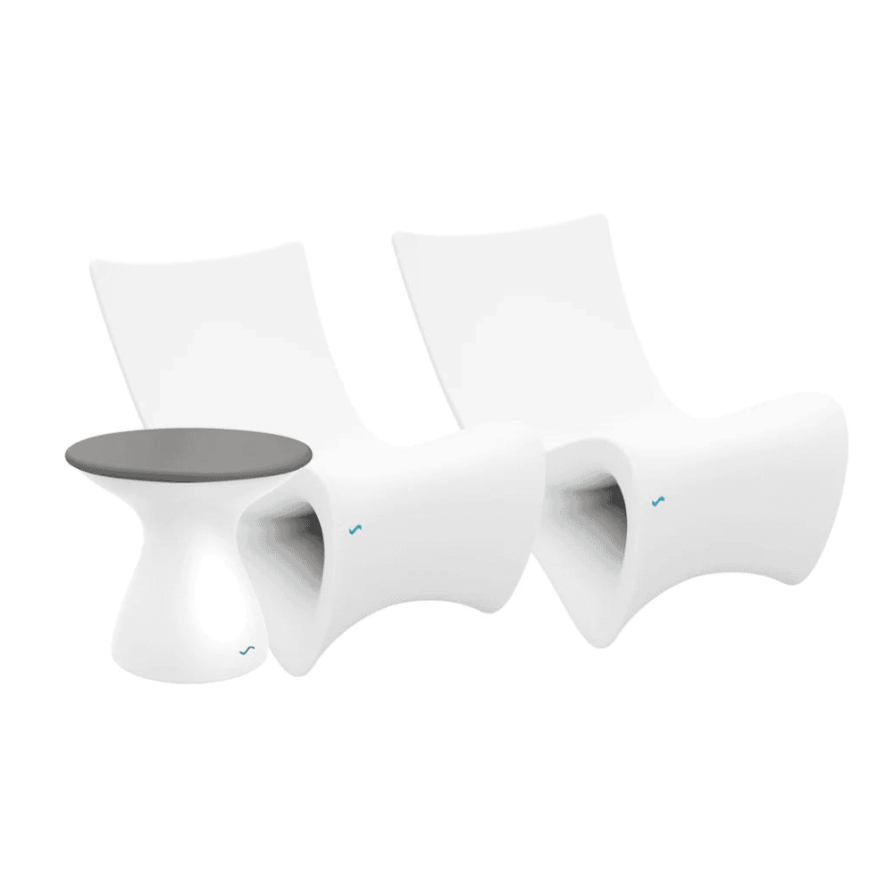 Boxhill Bundles: Classic Luxury Pool Chairs Set of 2 - Perfect for Backyard, Beach & Resort Relaxation