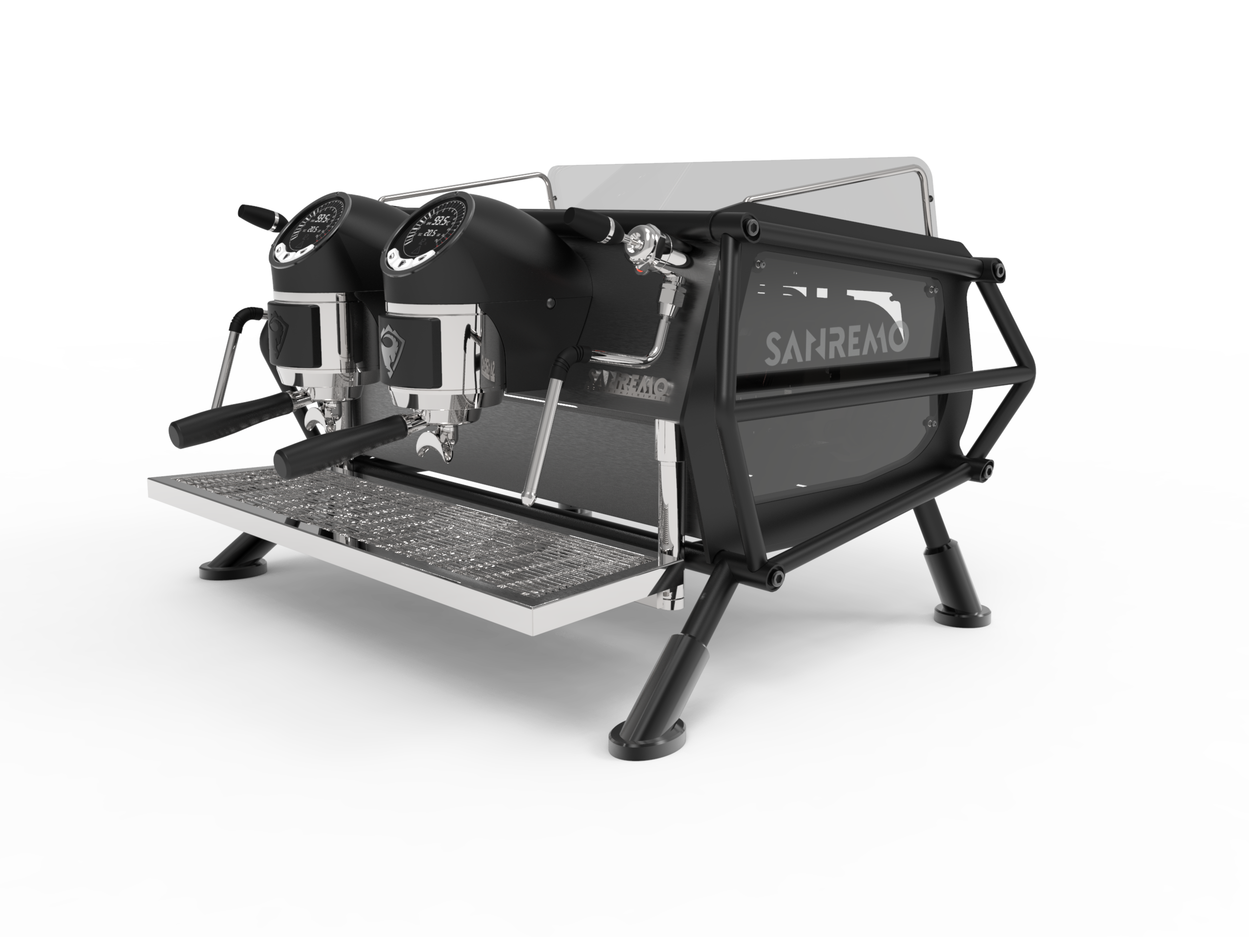 Sanremo Café Racer Naked Espresso Machine 2 Groups - Professional Commercial Coffee Maker for Cafes & Restaurants - Perfect for Specialty Coffee Shops & Baristas