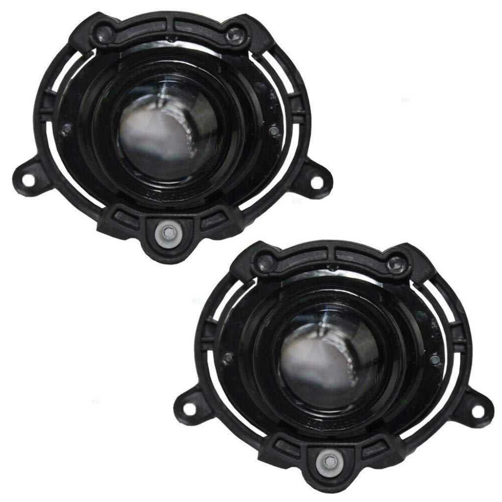 KarParts360 Fog Light Assembly with Bulbs for 2007-2009 Saturn AURA - Replaces GM2590106 & GM2590106 - Perfect for Night Driving & Foggy Conditions