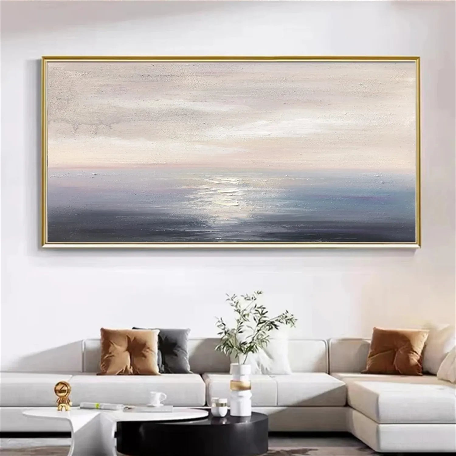 Ocean and Sky Painting #OS 171 - Stunning Seascape Wall Art for Home & Office Decor - Perfect for Living Room, Bedroom or Beach House