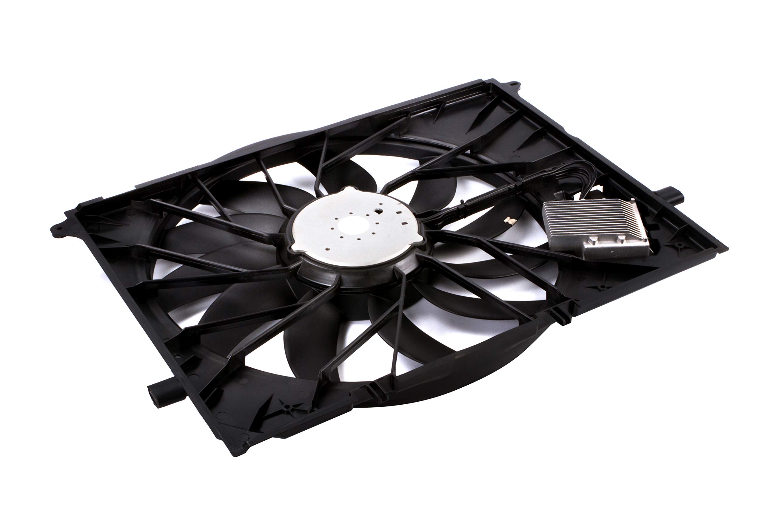 High-Performance 220-500-02-93 Engine Radiator Cooling Fan Compatible with Mercedes-Benz S350 S430 S500 S55 AMG S600 S65 AMG SL55 AMG SL600 SL63 AMG SL65 AMG CL500 CL55 AMG CL600 CL65 AMG - Direct Replacement for 220-500-01-93 - Ideal for Overheating Prevention & Enhanced Engine Cooling