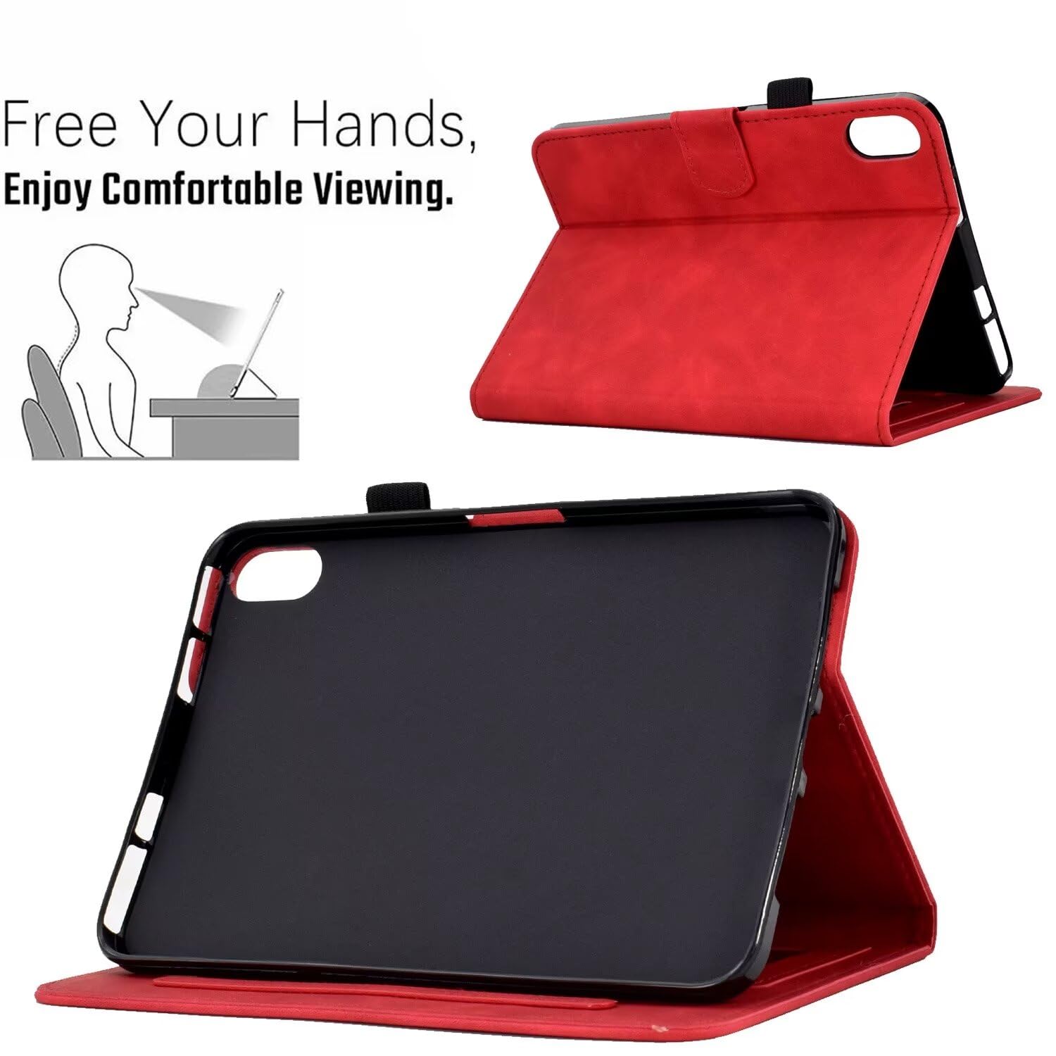 Premium Soft Suede Leather Case for iPad Mini 6 (2021, 8.3
