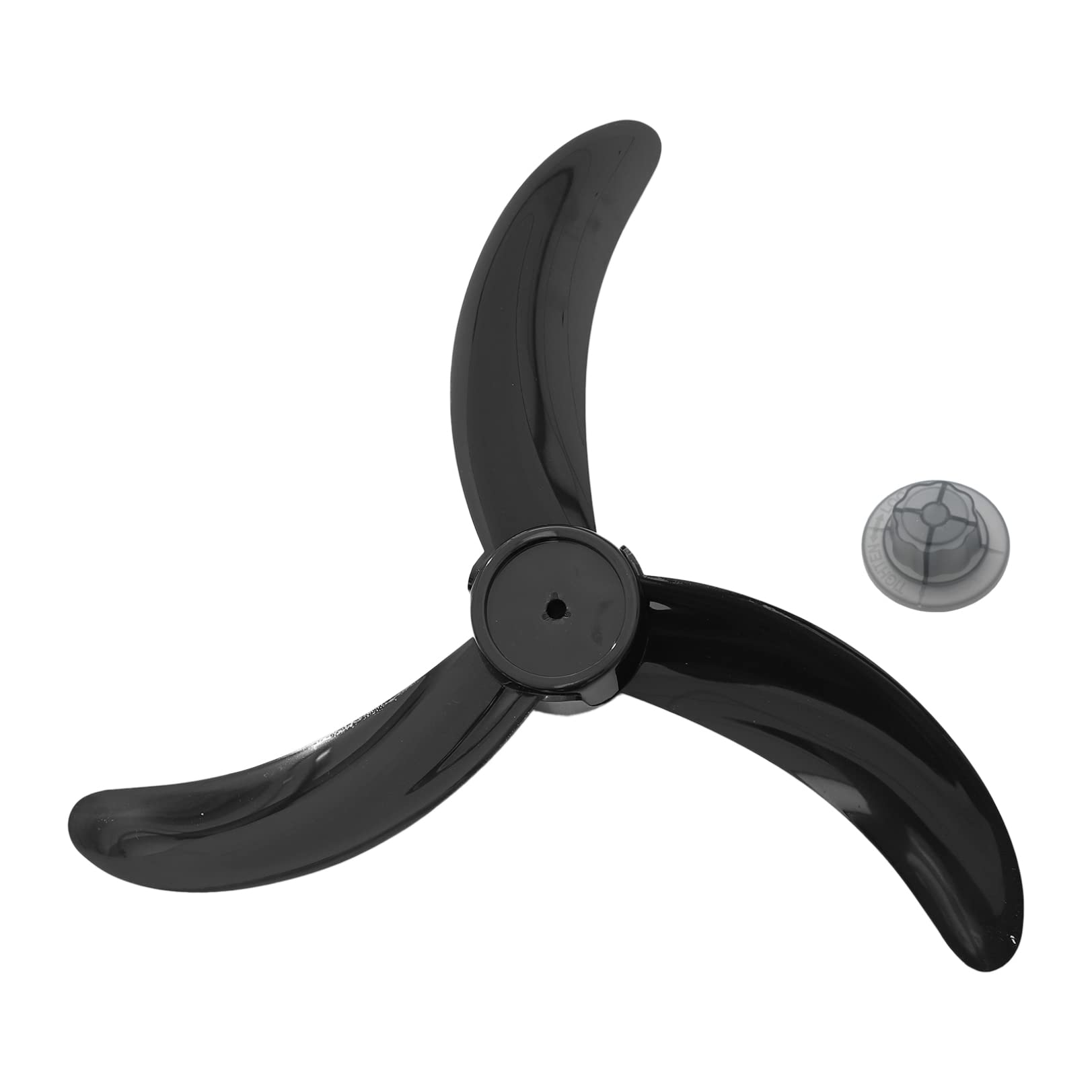 16 Inch Replacement Fan Blades with Nut Cover for Standing Pedestal & Table Fans - Compatible with Camper Fans (Type N) - Perfect for Home, Office, and Outdoor Cooling