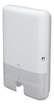 Tork Xpress Multifold Hand Towel Dispenser 552000 - White Slim Paper Towel Dispenser for Single Use | Compact Bathroom & Kitchen Hand Towel Holder for Offices, Restaurants & Public Restrooms